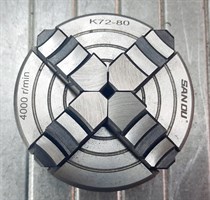 Патроны токарные 4-х кулачковые K72 с эксцентричными кулачками