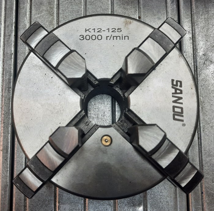 К12-125 4-х кулачковый токарный патрон 1863 - фото 4518