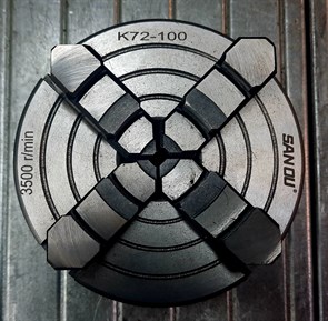 К72-100 4-х кулачковый токарный патрон 1868